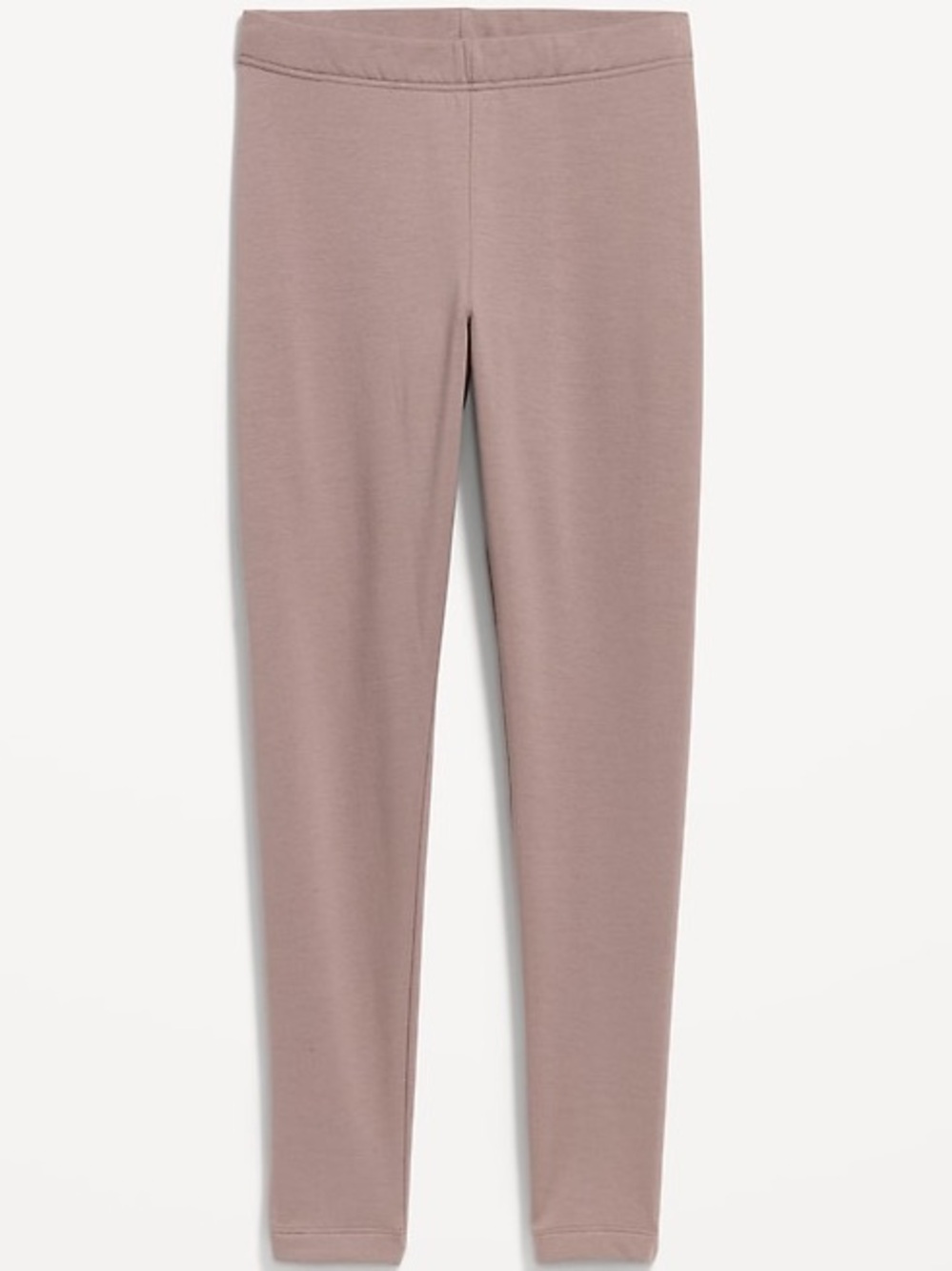 Old Navy High Waisted Fleece Lined Tan Ankle Leggings Size Large